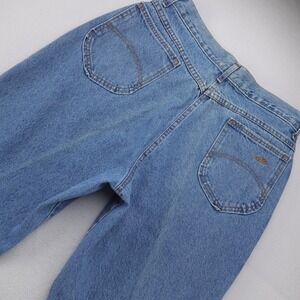 Vintage Chic High Rise Tapered Leg Mom Jeans Blue Medium Wash Womens 16 Average